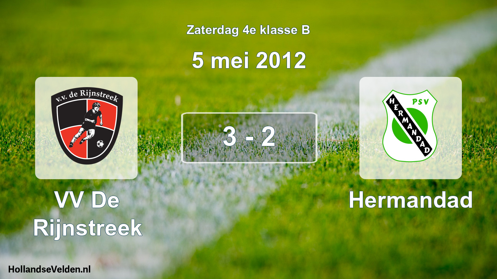 Total number of matches played: VV De Rijnstreek - Hermandad 3 - 2 (5 May 2012)