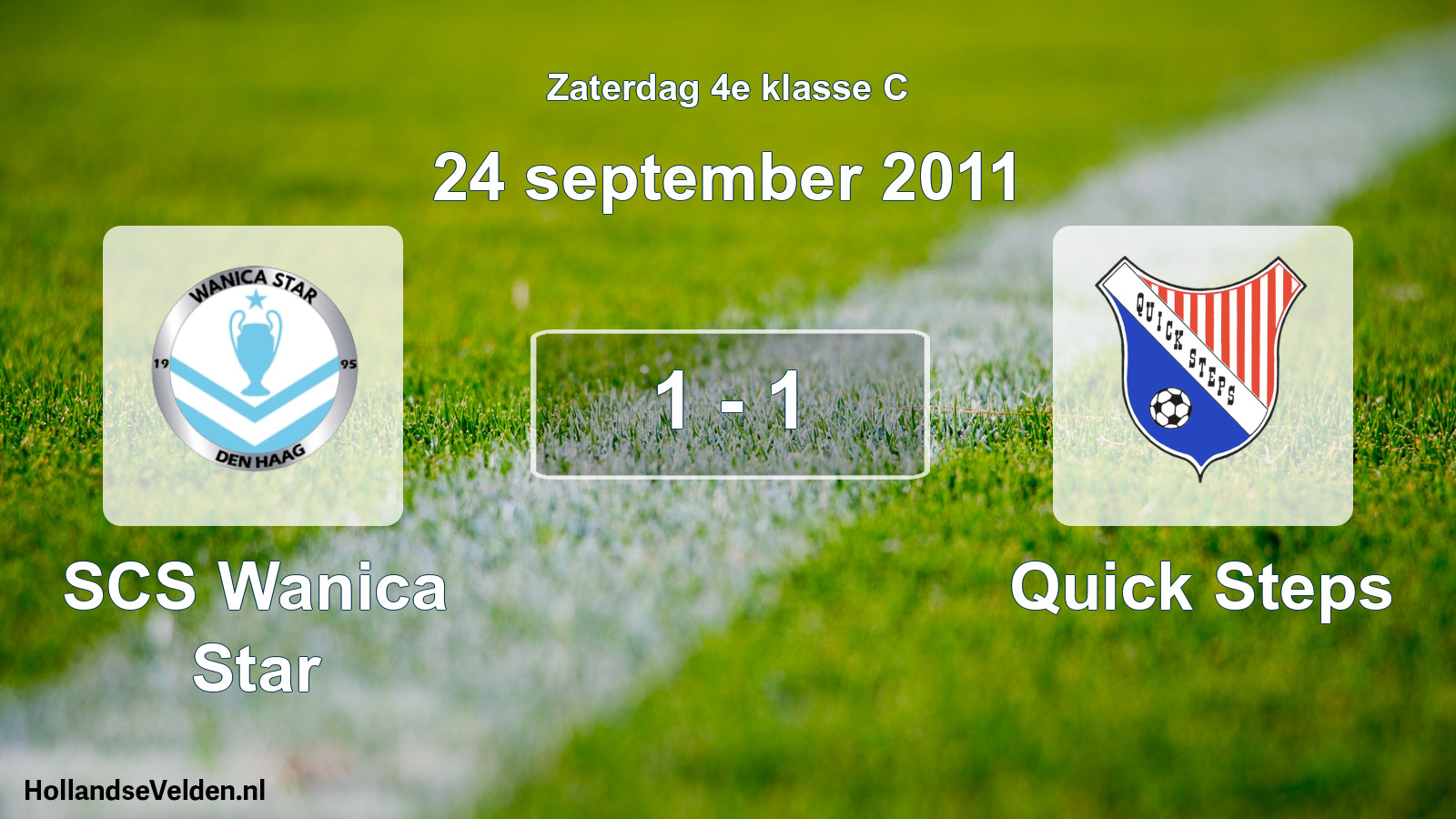 Total number of matches played: SCS Wanica Star - Quick Steps 1 - 1 (24 September 2011)