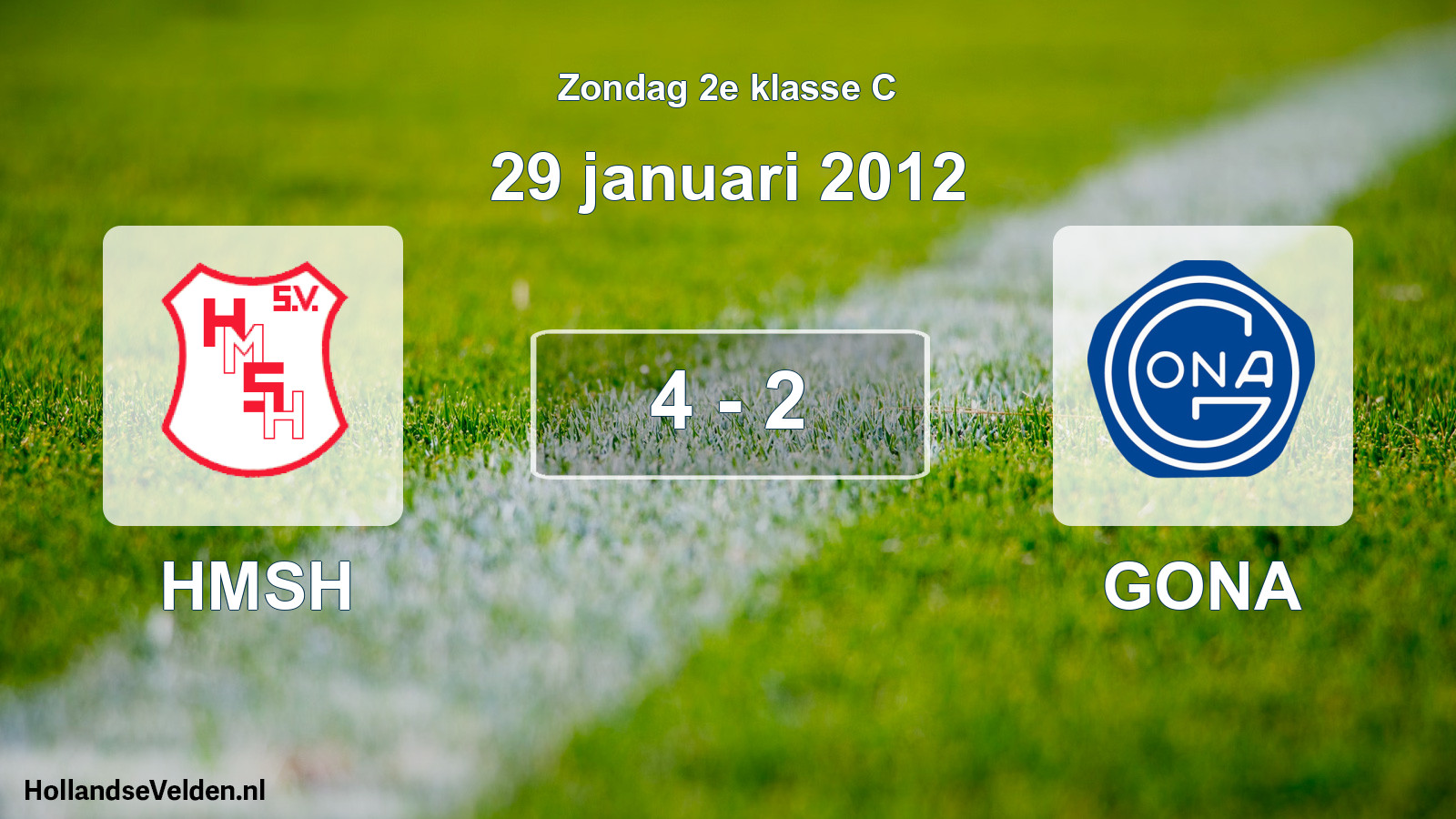 Total number of matches played: HMSH - GONA 4 - 2 (29 January 2012)