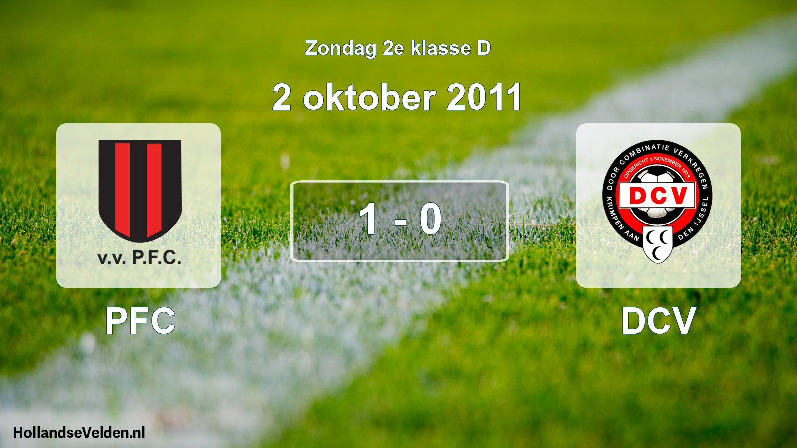 Total number of matches played: PFC - DCV 1 - 0 (2 October 2011)