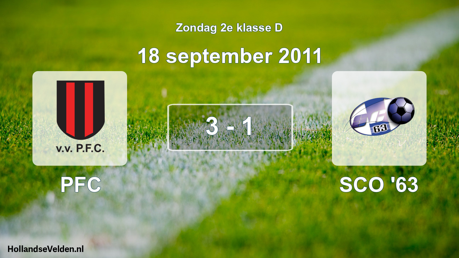 Total number of matches played: PFC - SCO '63 3 - 1 (18 September 2011)