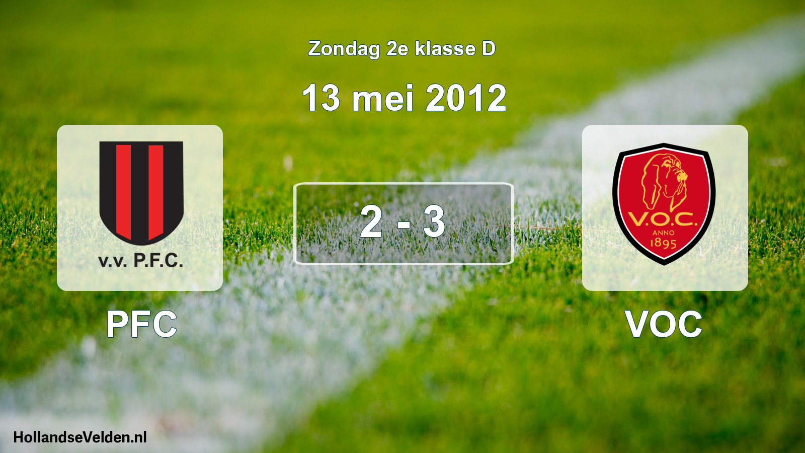 Total number of matches played: PFC - VOC 2 - 3 (13 May 2012)