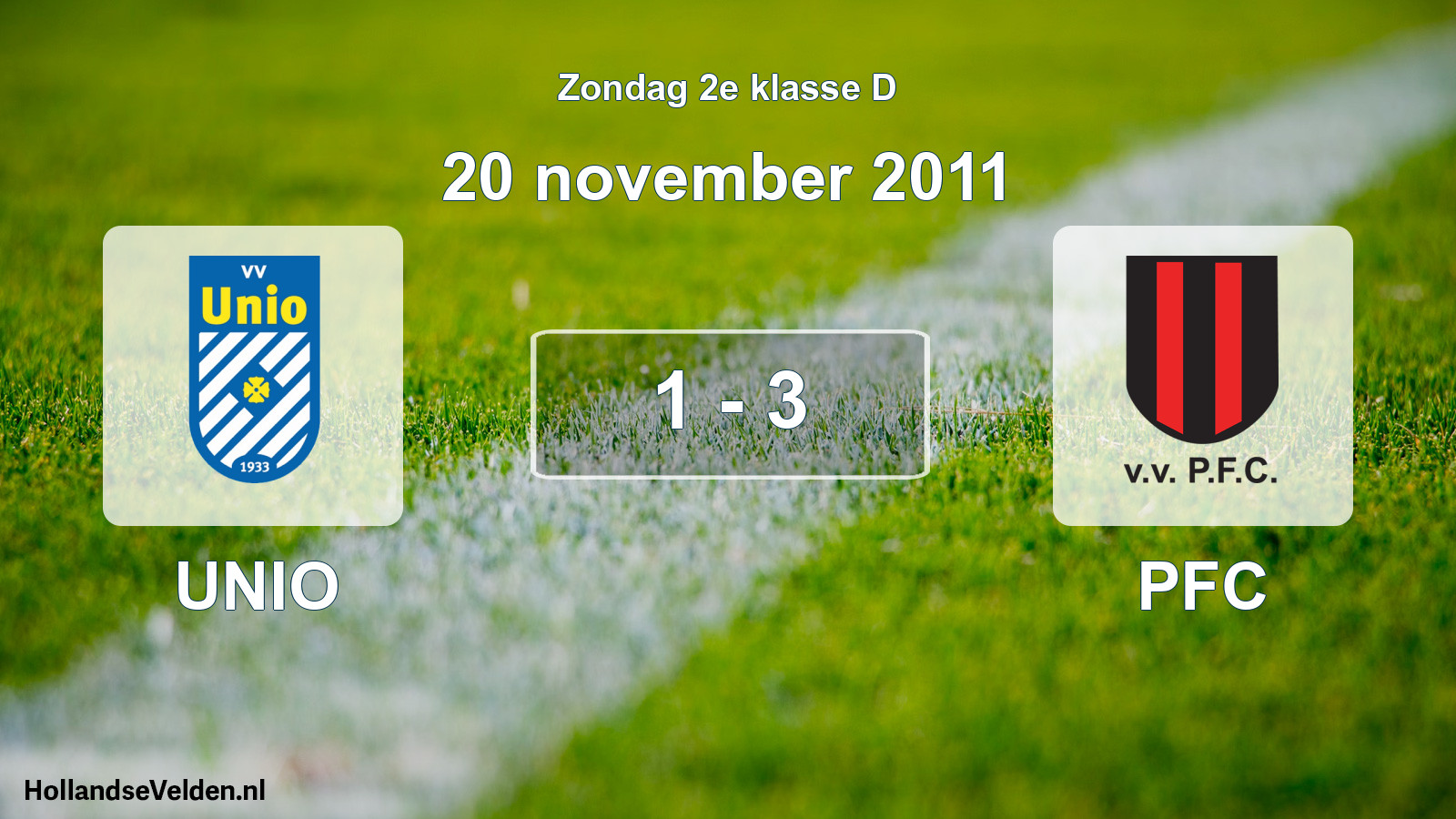 Total number of matches played: UNIO - PFC 1 - 3 (20 November 2011)