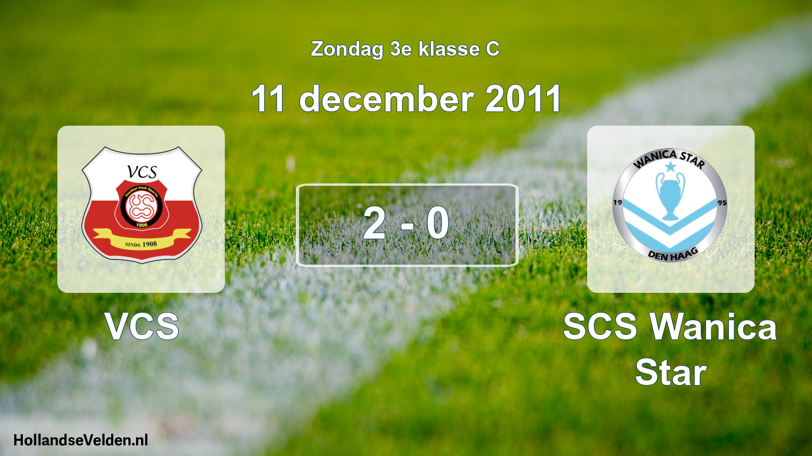 Total number of matches played: VCS - SCS Wanica Star 2 - 0 (11 December 2011)