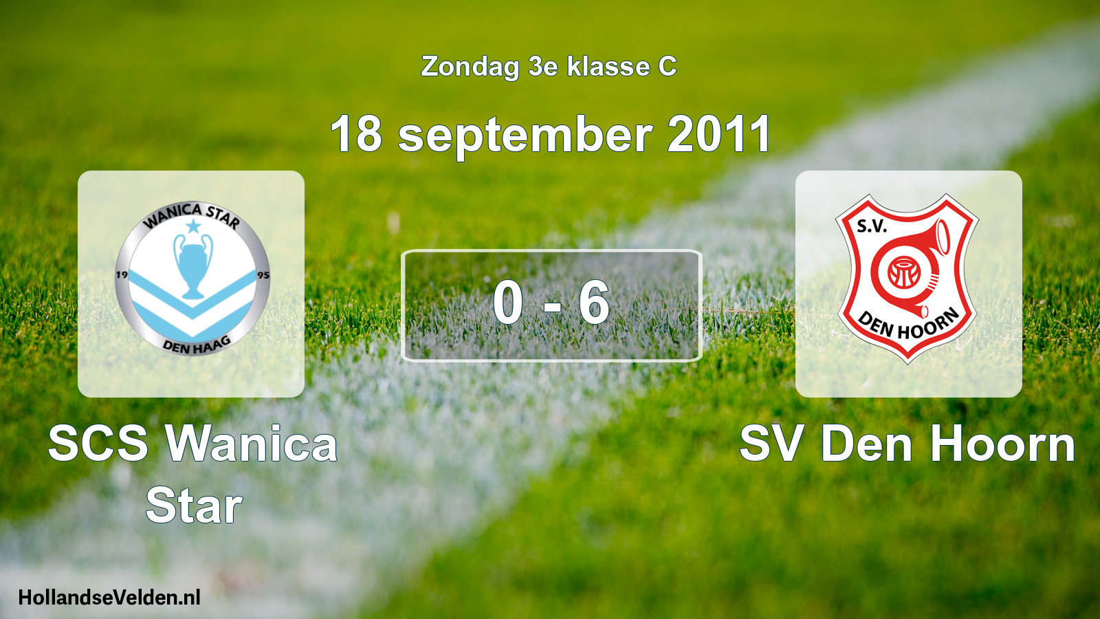 Total number of matches played: SCS Wanica Star - SV Den Hoorn 0 - 6 (18 September 2011)