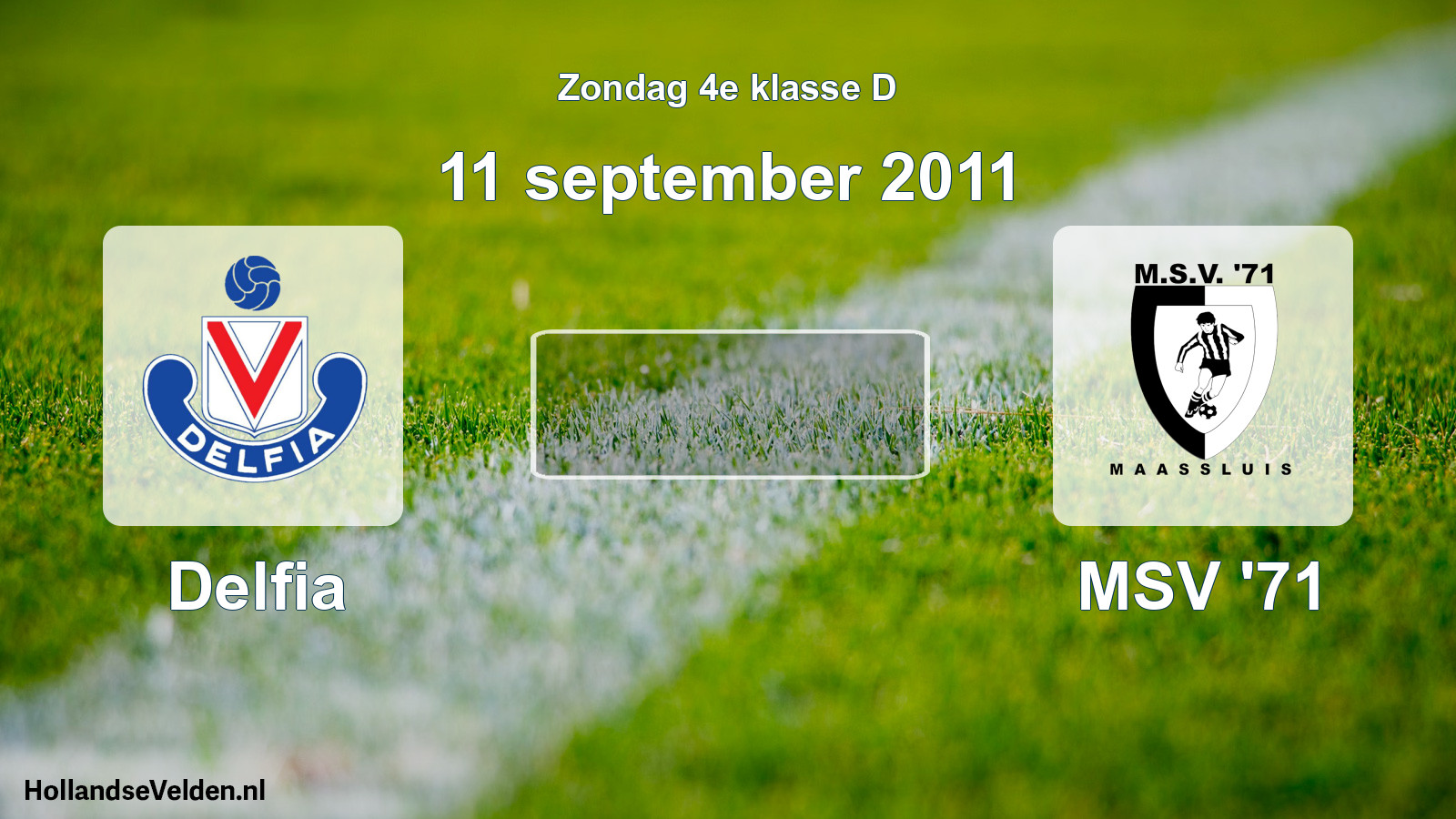 Scheduled Match: Delfia - MSV '71 (11 September 2011)