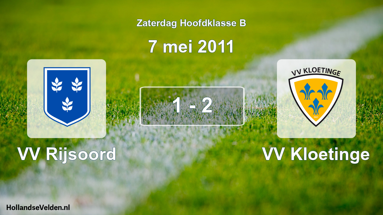 Total number of matches played: VV Rijsoord - VV Kloetinge 1 - 2 (7 May 2011)