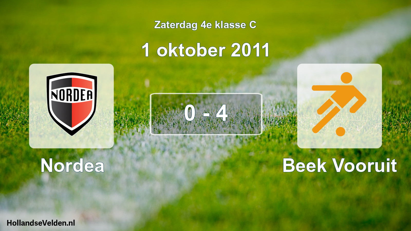 Total number of matches played: Nordea - Beek Vooruit 0 - 4 (1 October 2011)