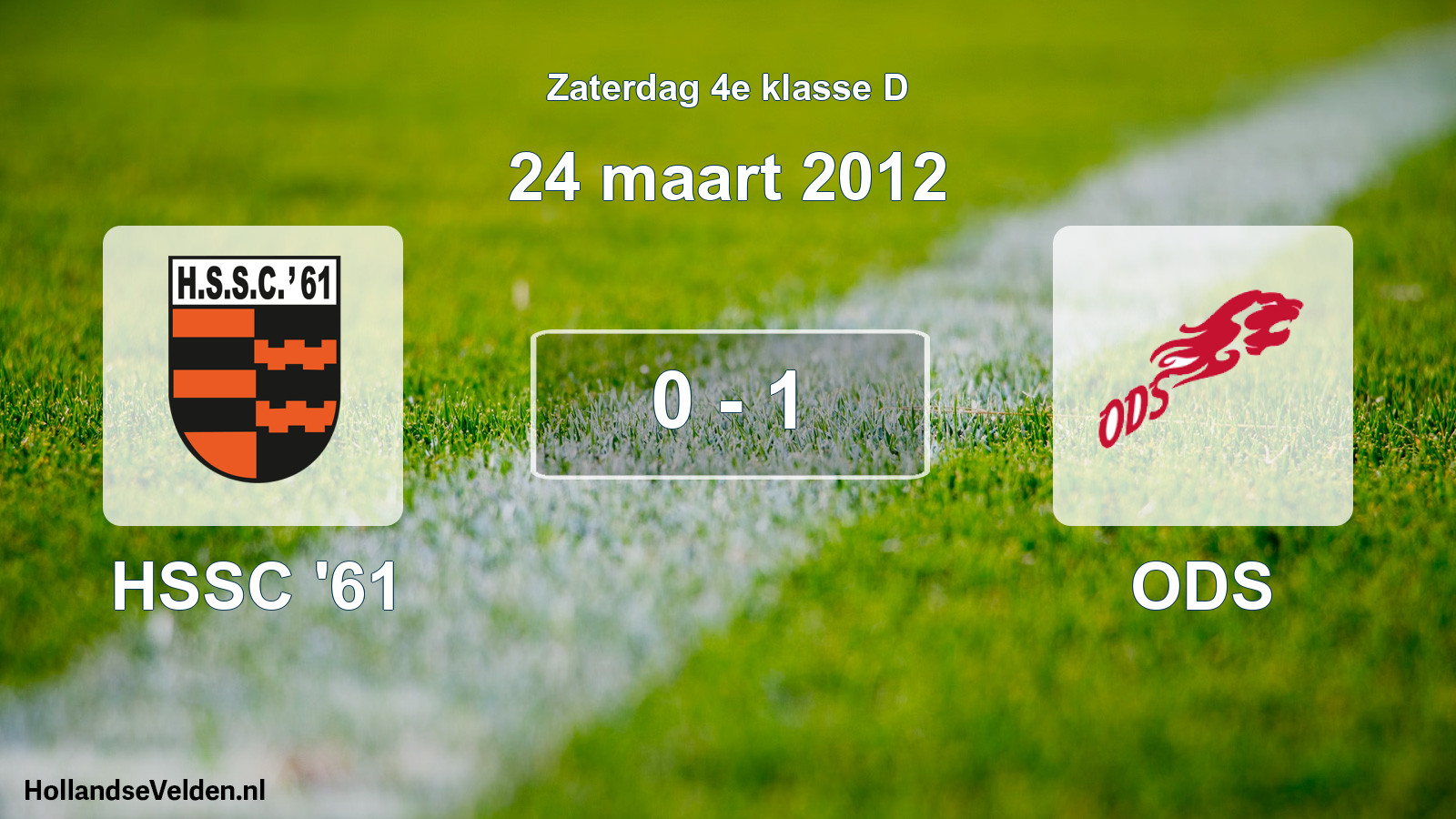 Total number of matches played: HSSC '61 - ODS 0 - 1 (24 March 2012)