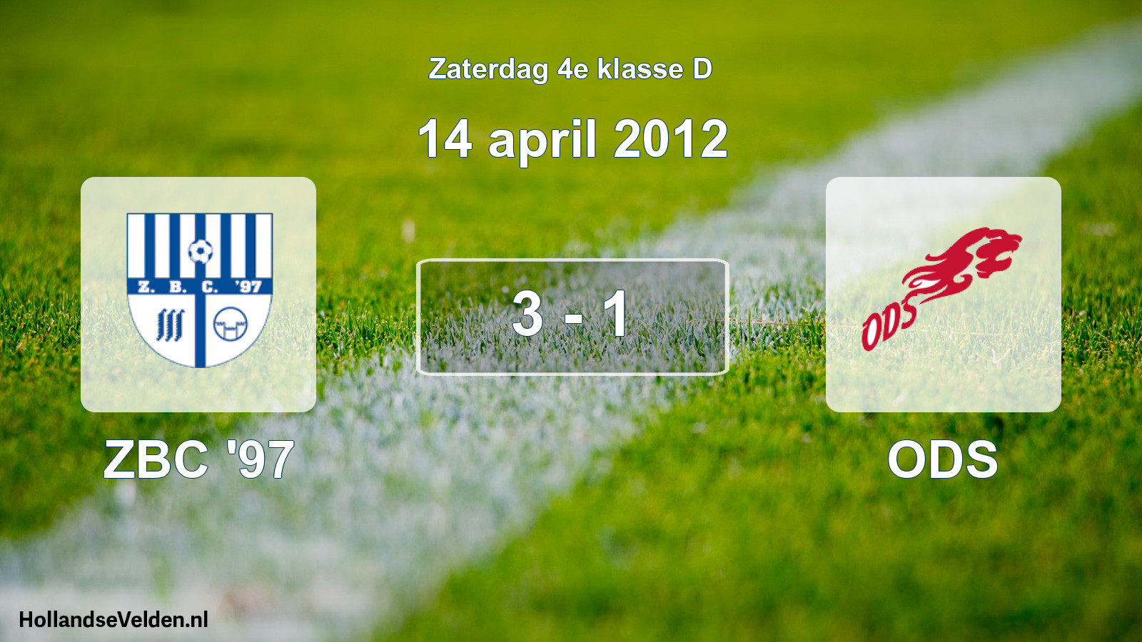 Total number of matches played: ZBC '97 - ODS 3 - 1 (14 April 2012)