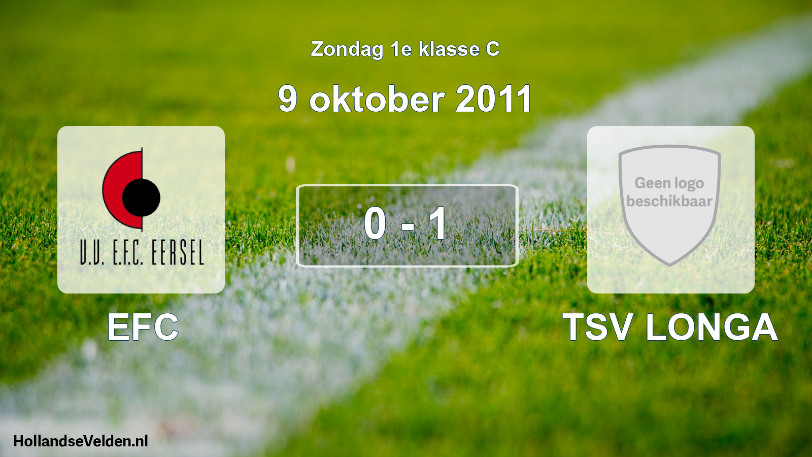 Total number of matches played: EFC - TSV LONGA 0 - 1 (9 October 2011)