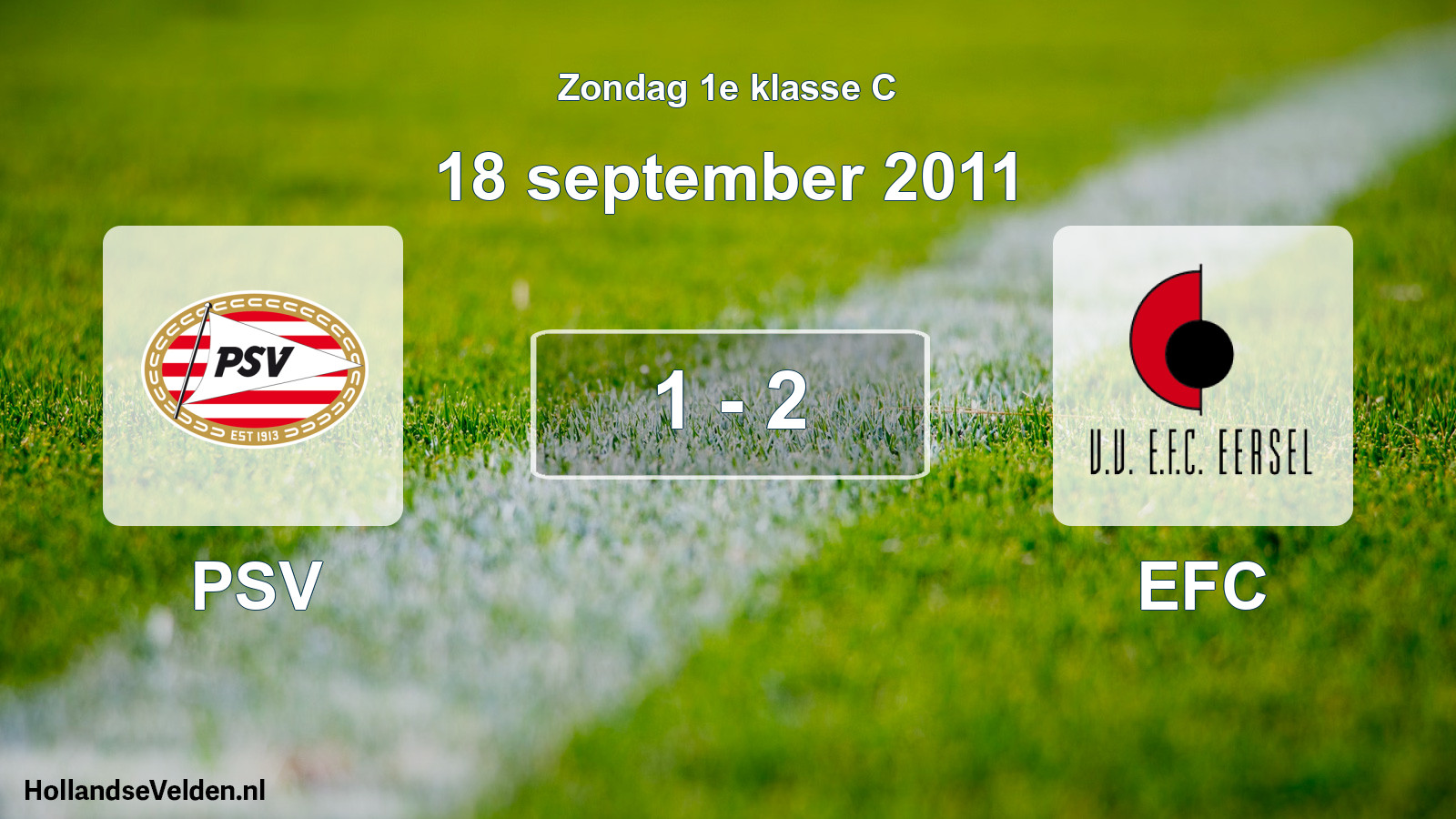 Total number of matches played: PSV - EFC 1 - 2 (18 September 2011)