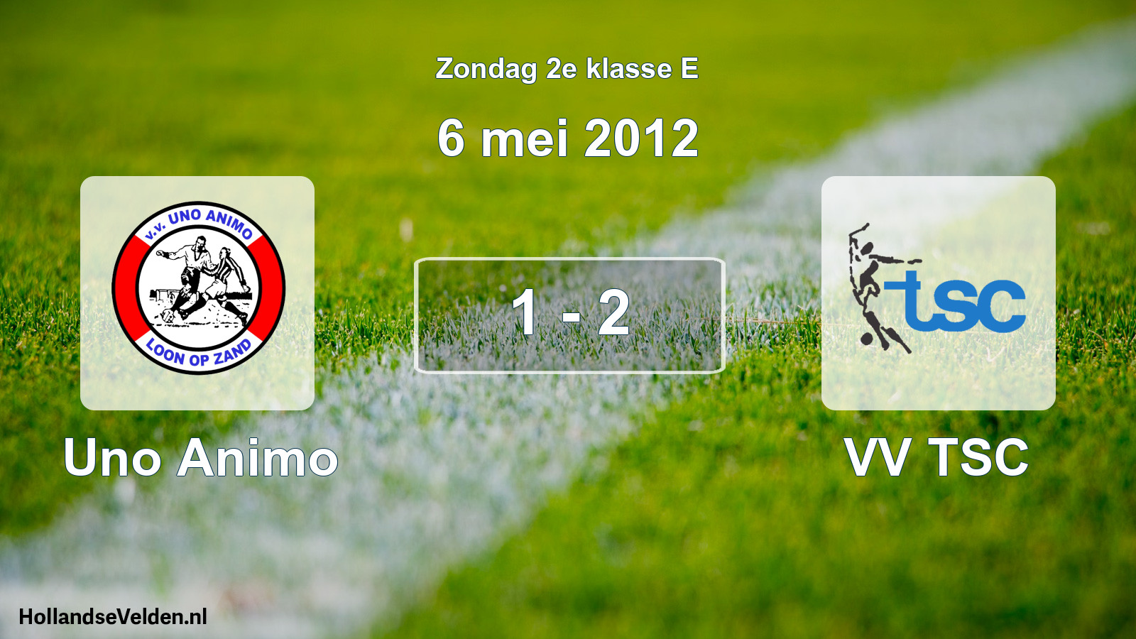 Total number of matches played: Uno Animo - VV TSC 1 - 2 (6 May 2012)