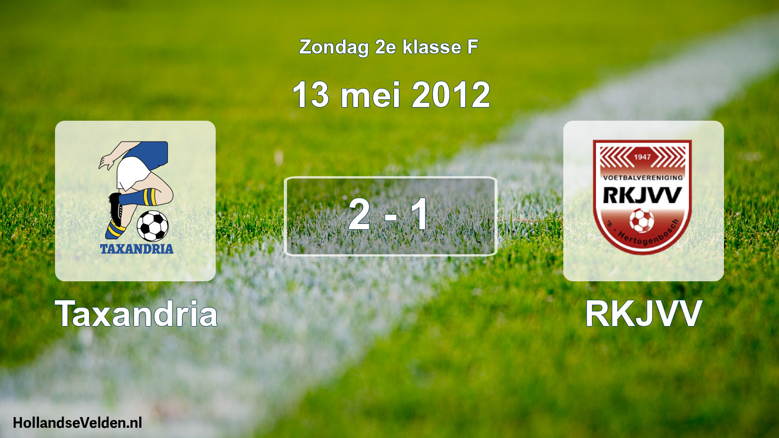 Total number of matches played: Taxandria - RKJVV 2 - 1 (13 May 2012)