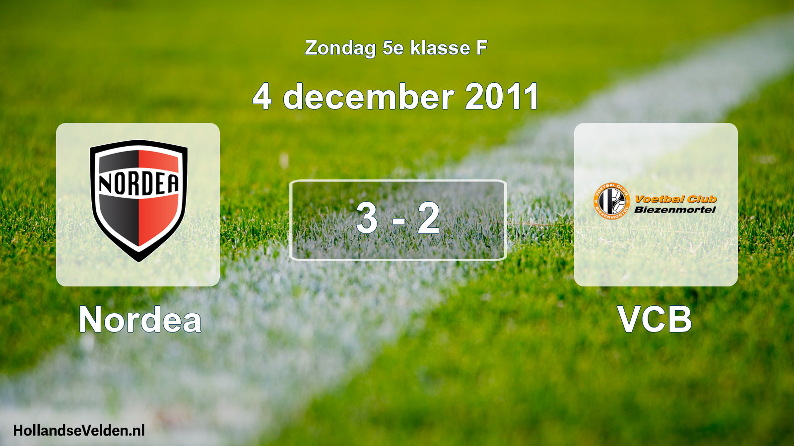 Total number of matches played: Nordea - VCB 3 - 2 (4 December 2011)