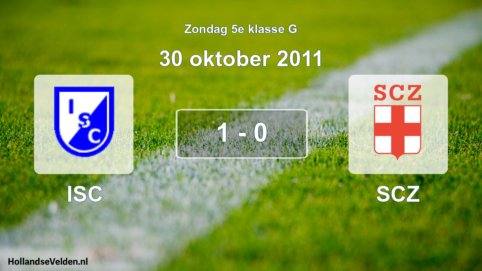 Total number of matches played: ISC - SCZ 1 - 0 (30 October 2011)