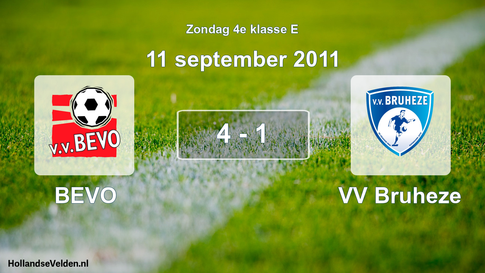 Total number of matches played: BEVO - VV Bruheze 4 - 1 (11 September 2011)
