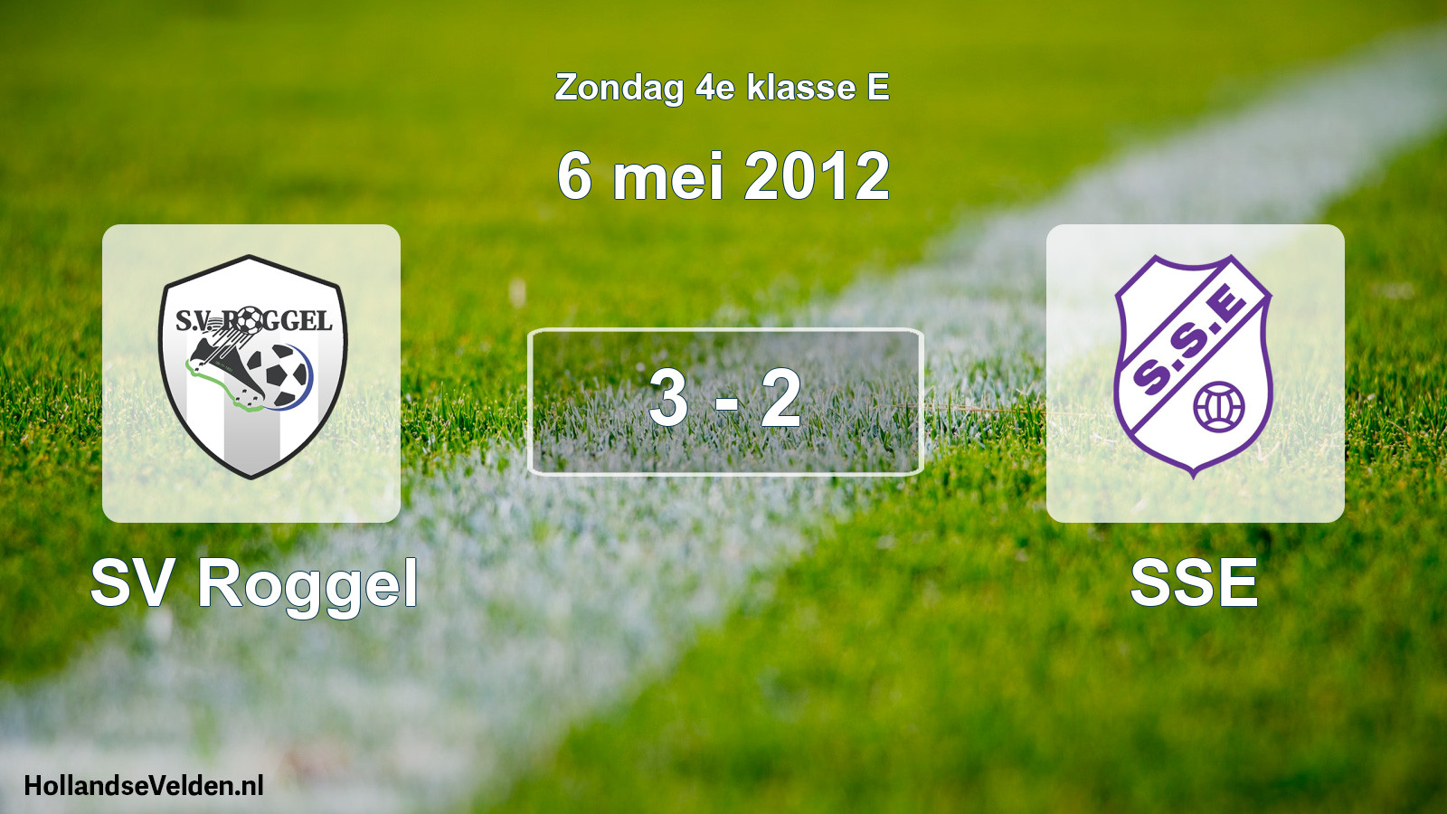 Total number of matches played: SV Roggel - SSE 3 - 2 (6 May 2012)