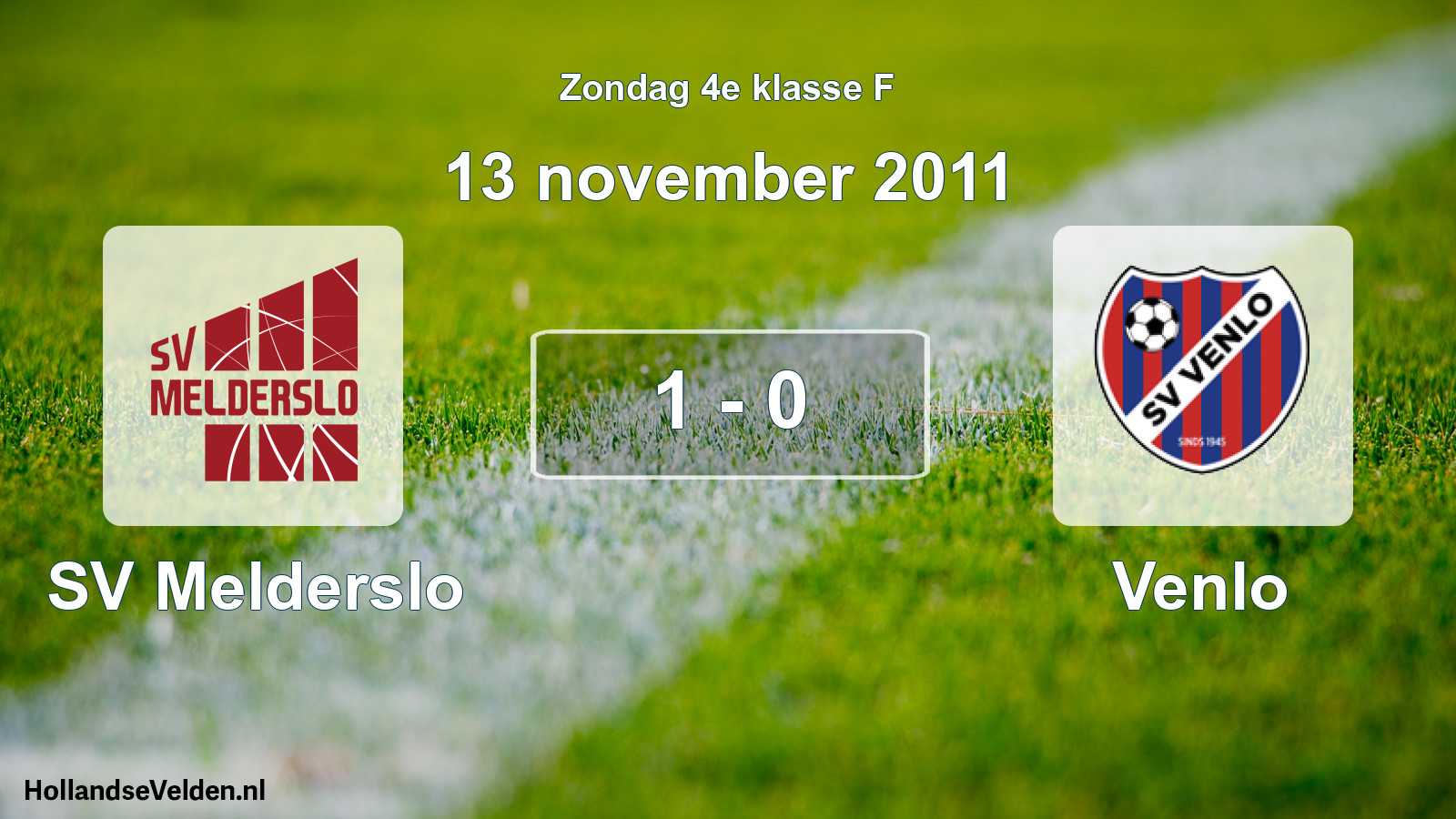 Total number of matches played: SV Melderslo - Venlo 1 - 0 (13 November 2011)