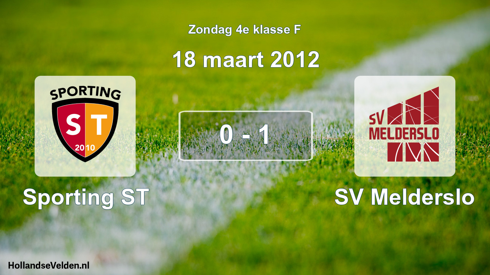 Total number of matches played: Sporting ST - SV Melderslo 0 - 1 (18 March 2012)
