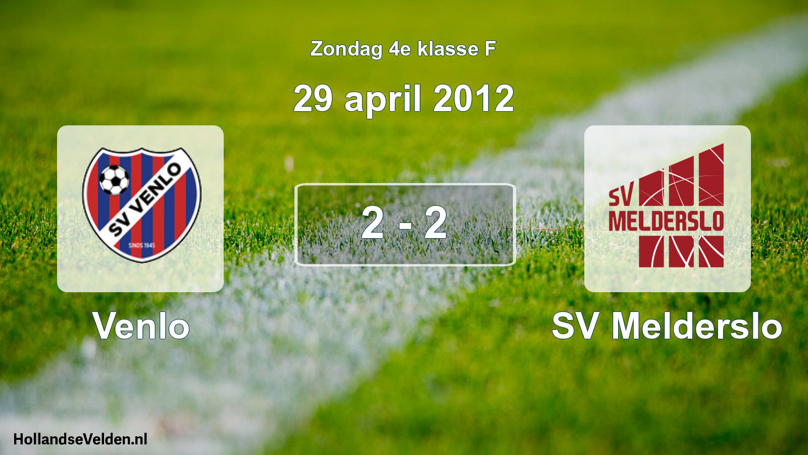 Total number of matches played: Venlo - SV Melderslo 2 - 2 (29 April 2012)