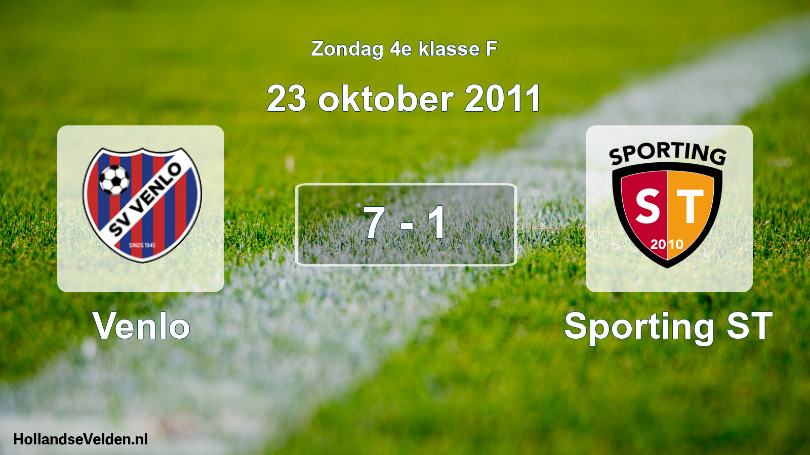 Total number of matches played: Venlo - Sporting ST 7 - 1 (23 October 2011)