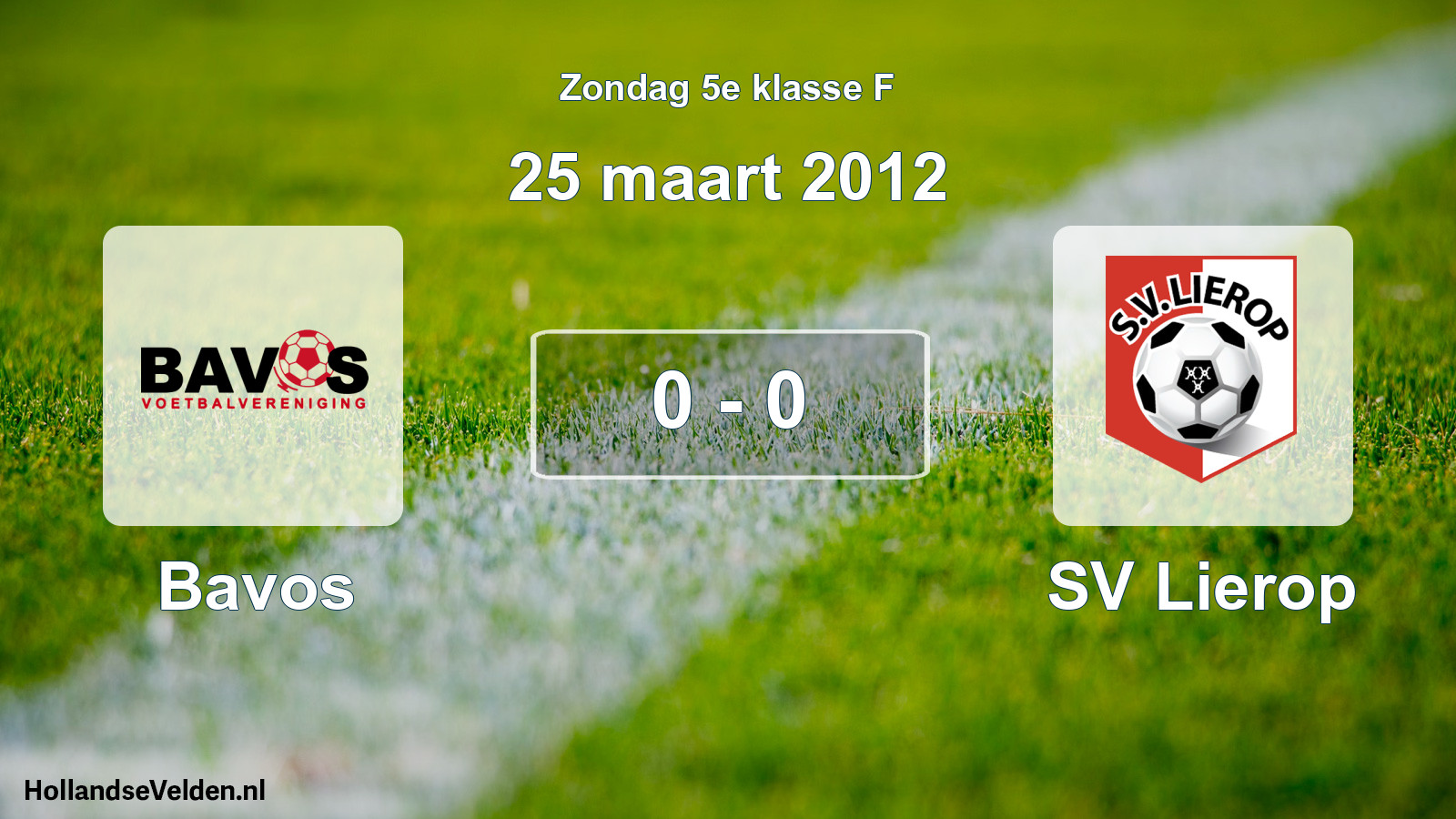 Total number of matches played: Bavos - SV Lierop 0 - 0 (25 March 2012)