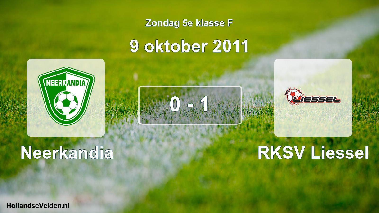 Total number of matches played: Neerkandia - RKSV Liessel 0 - 1 (9 October 2011)
