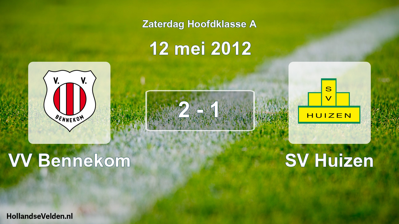 Total number of matches played: VV Bennekom - SV Huizen 2 - 1 (12 May 2012)