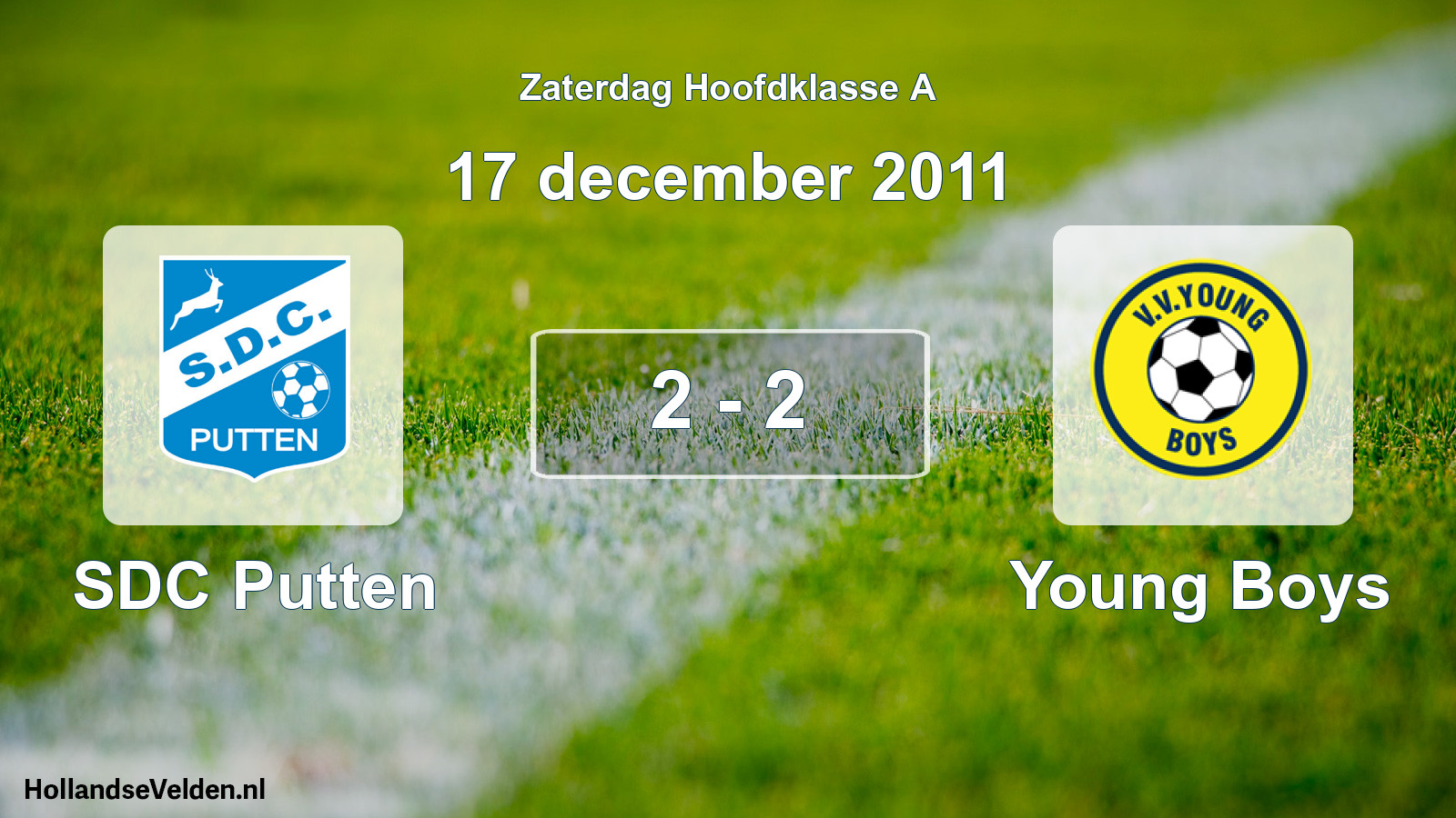 Total number of matches played: SDC Putten - Young Boys 2 - 2 (17 December 2011)
