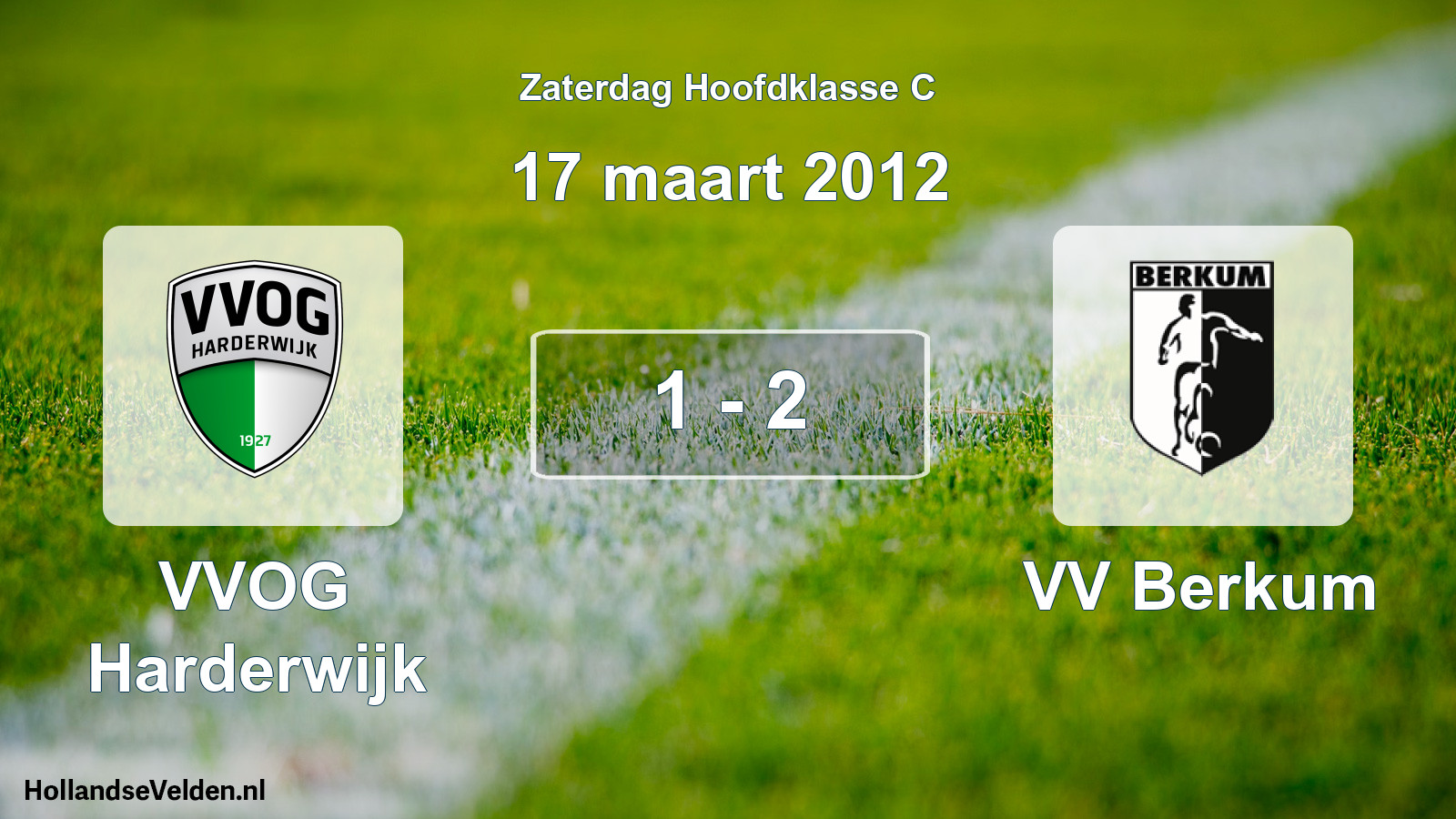 Total number of matches played: VVOG Harderwijk - VV Berkum 1 - 2 (17 March 2012)