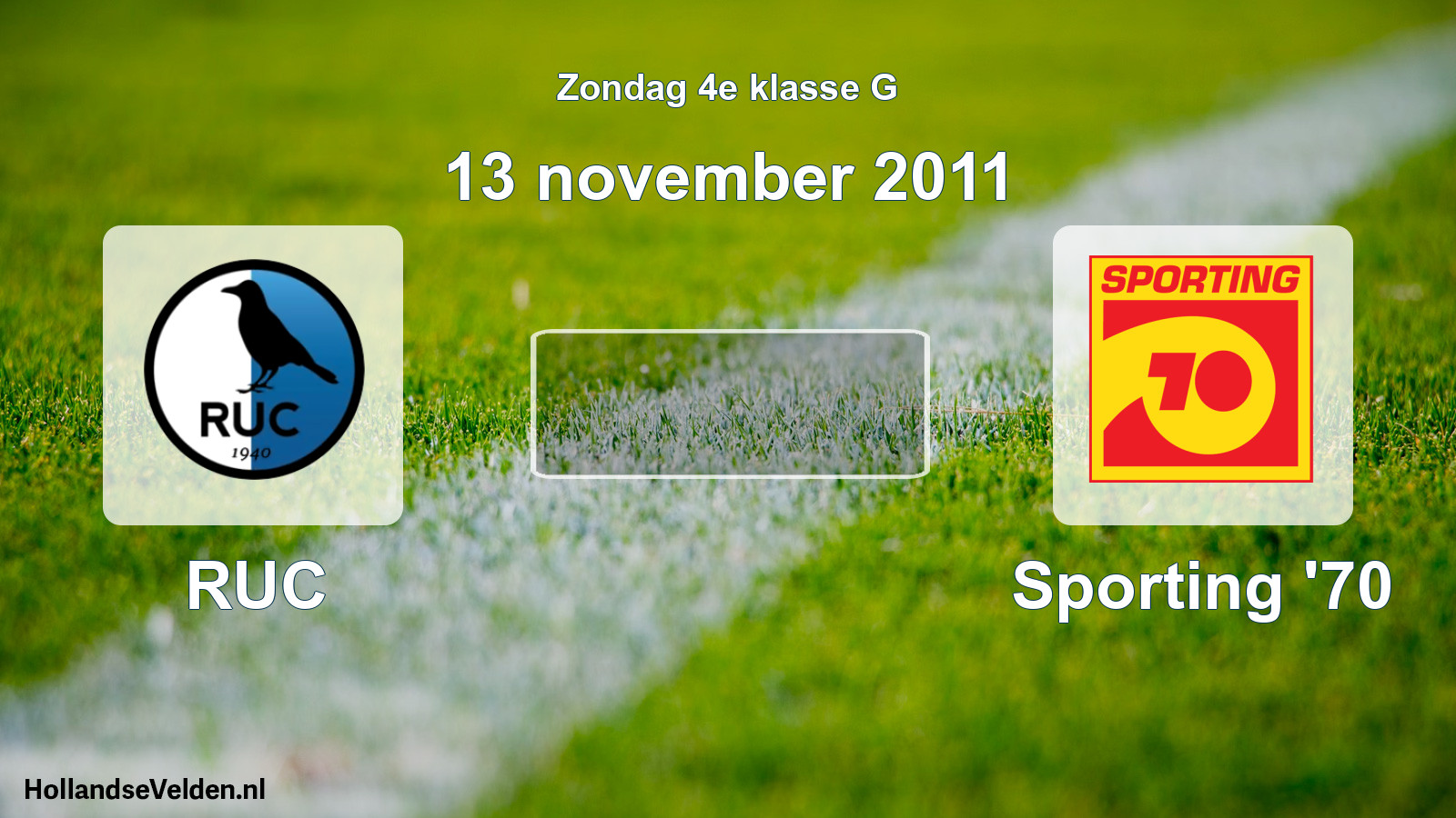 Scheduled Match: RUC - Sporting '70 (13 November 2011)