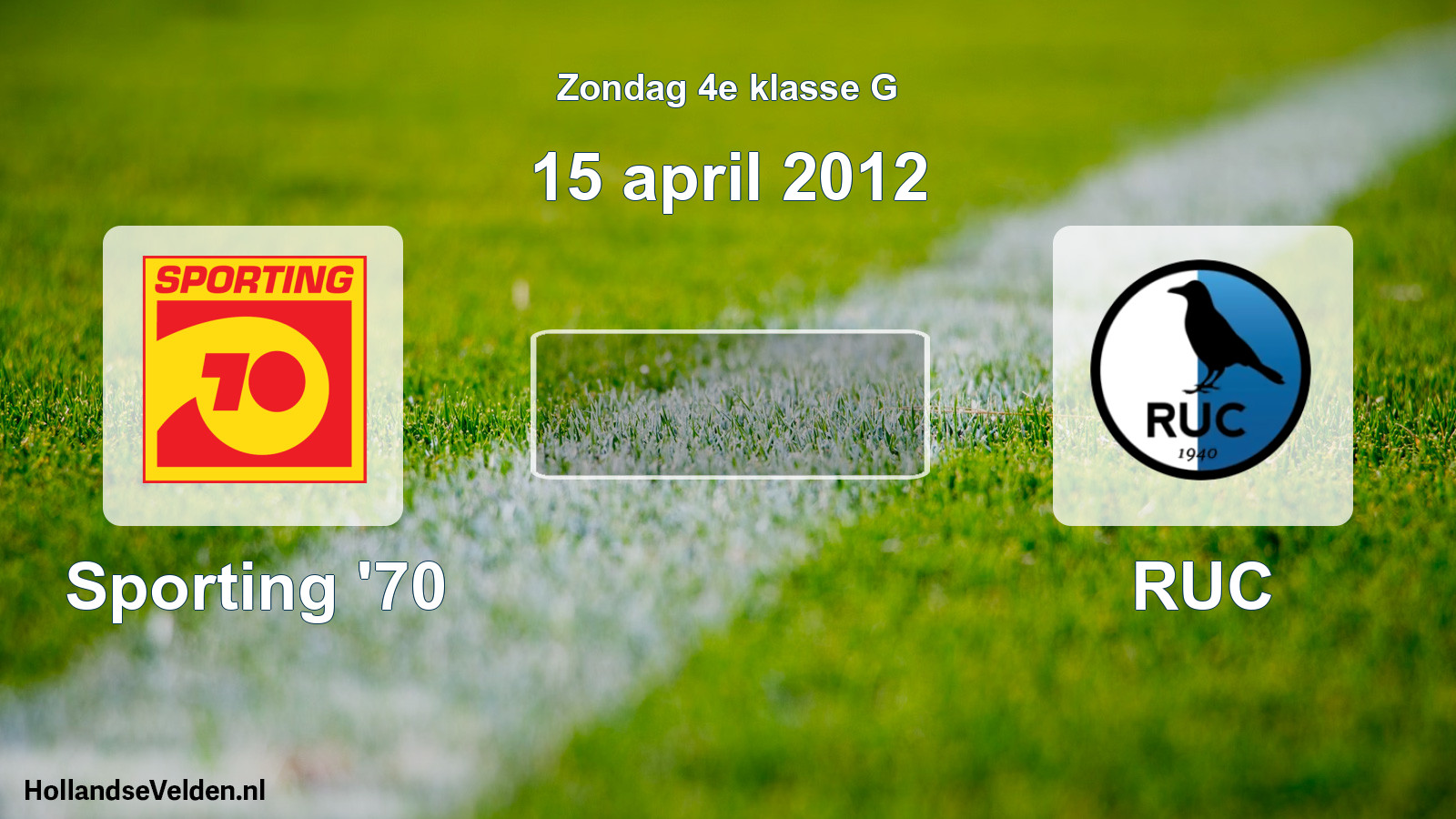 Scheduled Match: Sporting '70 - RUC (15 April 2012)