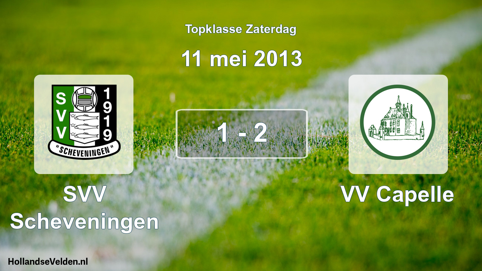 Total number of matches played: SVV Scheveningen - VV Capelle 1 - 2 (11 May 2013)
