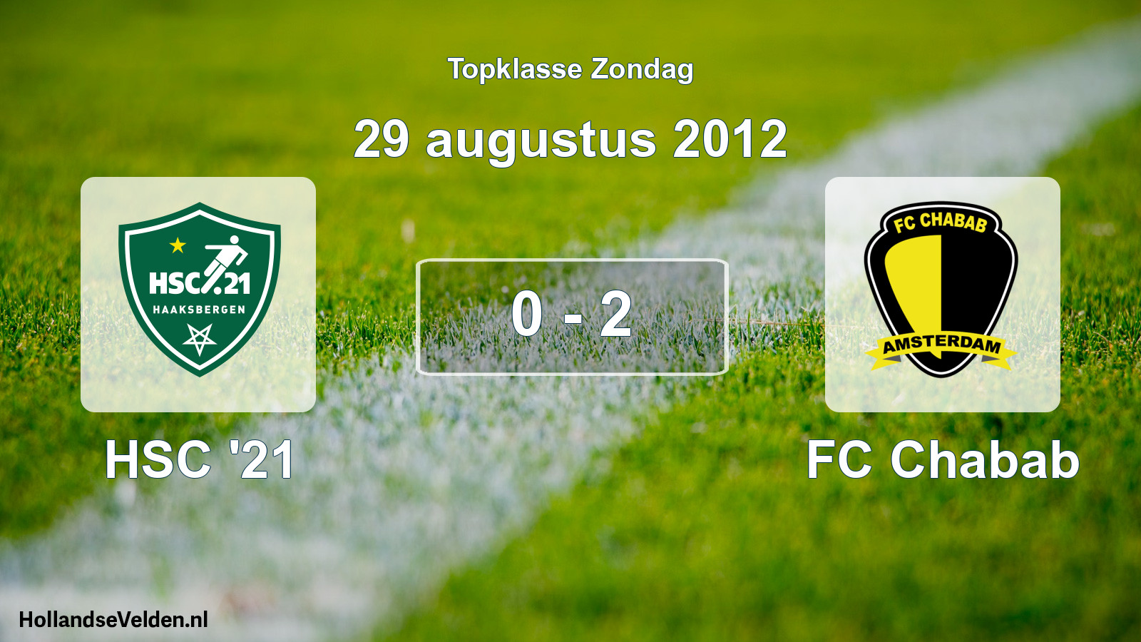 Total number of matches played: HSC '21 - FC Chabab 0 - 2 (29 August 2012)