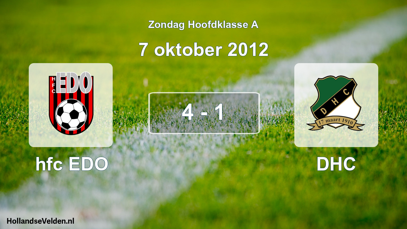 Total number of matches played: hfc EDO - DHC 4 - 1 (7 October 2012)