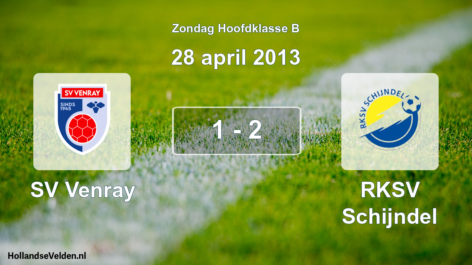 Total number of matches played: SV Venray - RKSV Schijndel 1 - 2 (28 April 2013)