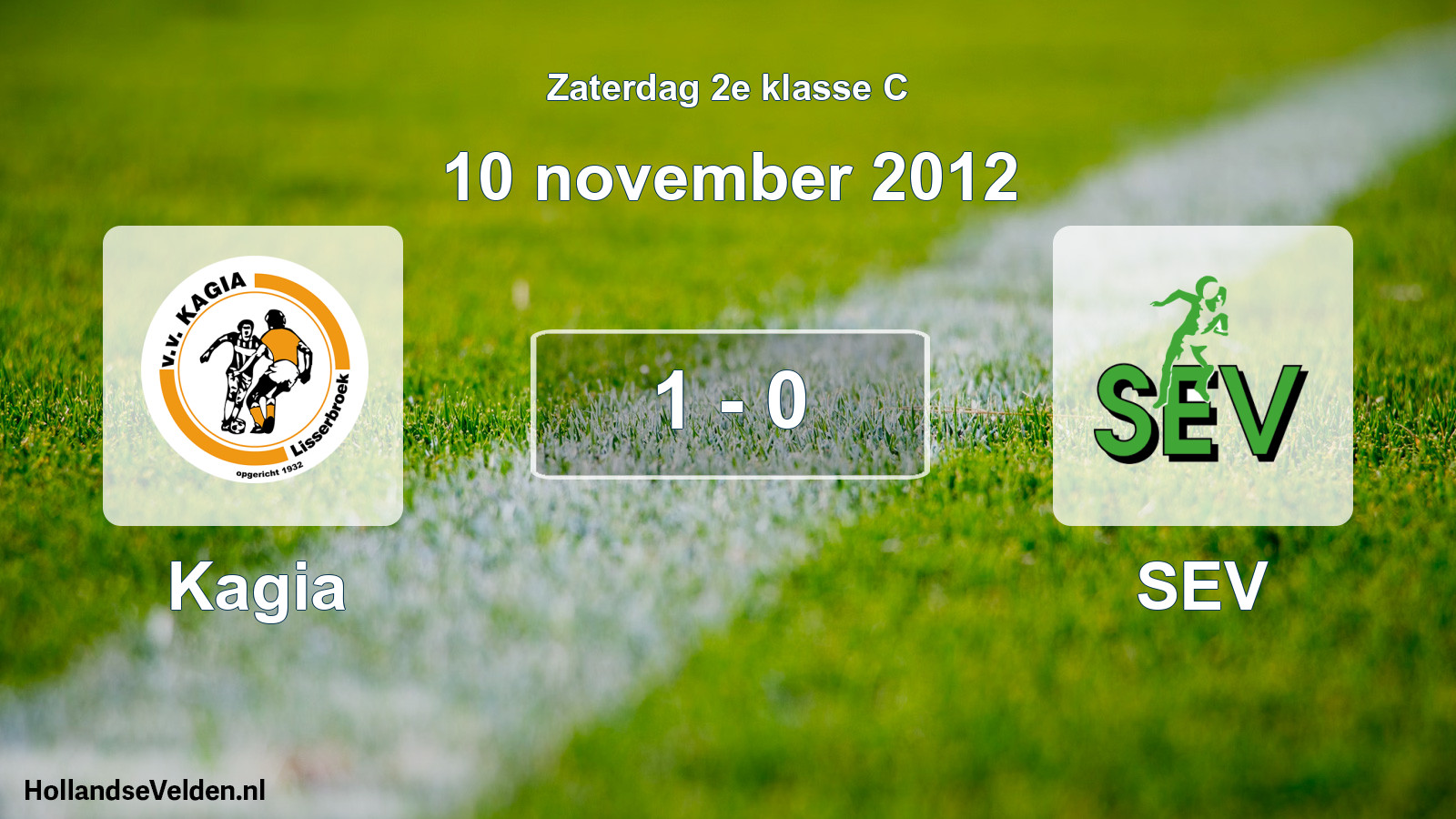 Total number of matches played: Kagia - SEV 1 - 0 (10 November 2012)