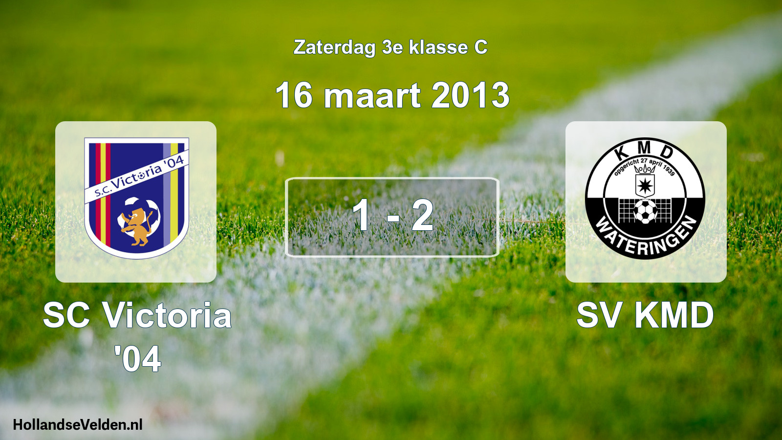 Total number of matches played: SC Victoria '04 - SV KMD 1 - 2 (16 March 2013)