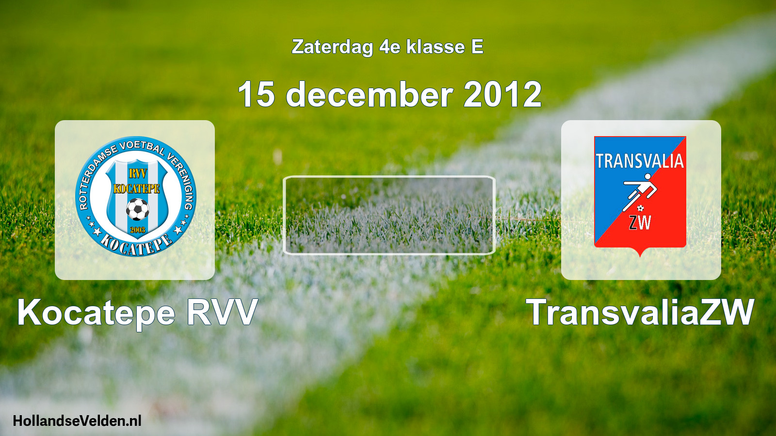 Scheduled Match: Kocatepe RVV - TransvaliaZW (15 December 2012)