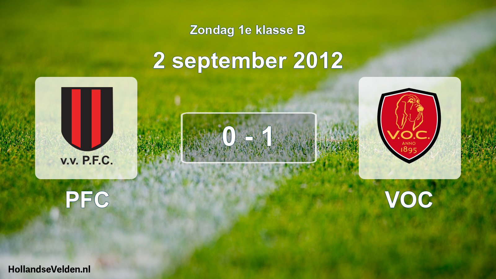 Total number of matches played: PFC - VOC 0 - 1 (2 September 2012)