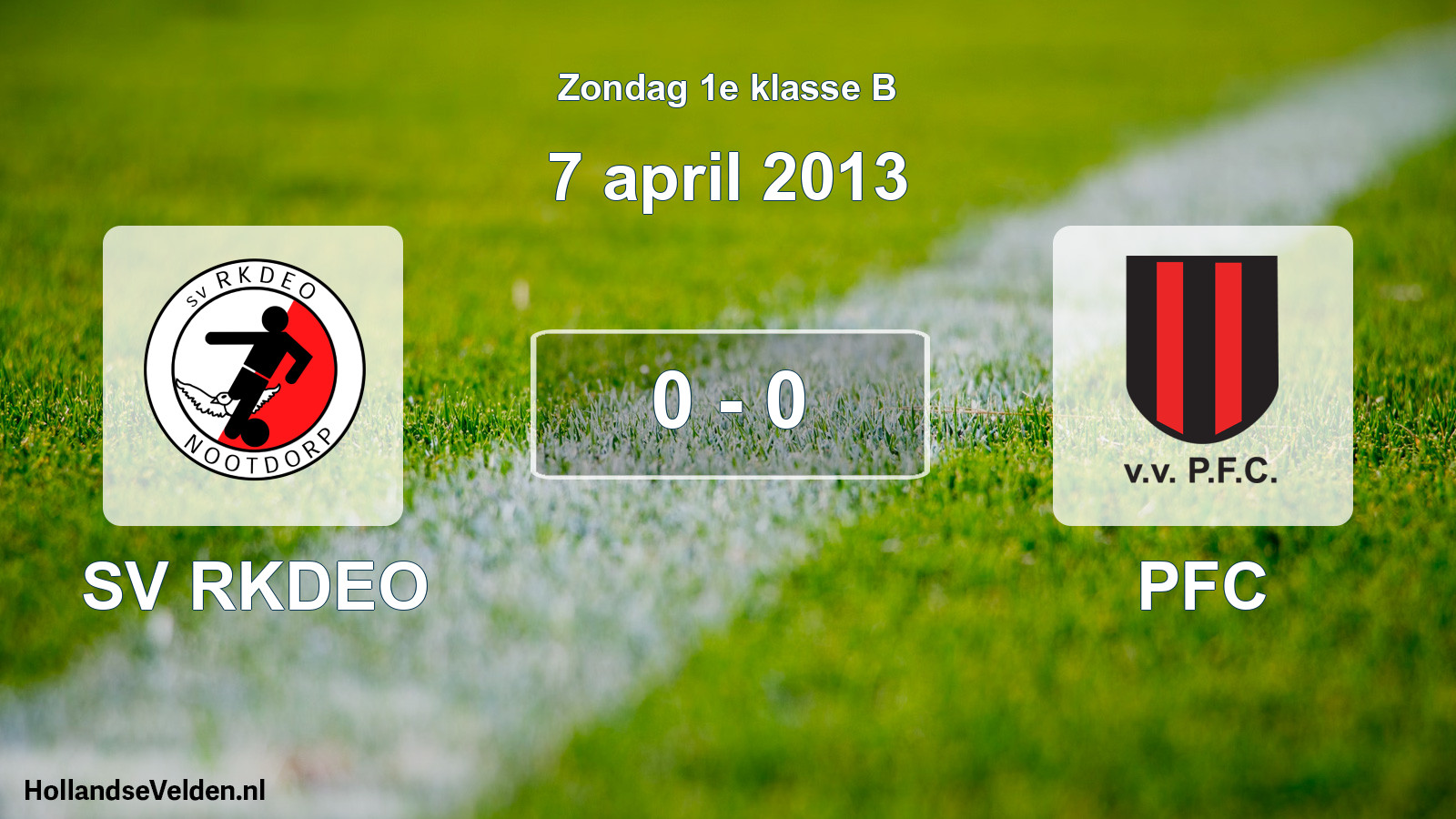Total number of matches played: SV RKDEO - PFC 0 - 0 (7 April 2013)