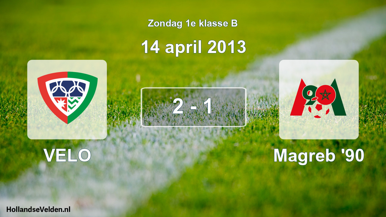 Total number of matches played: VELO - Magreb '90 2 - 1 (14 April 2013)