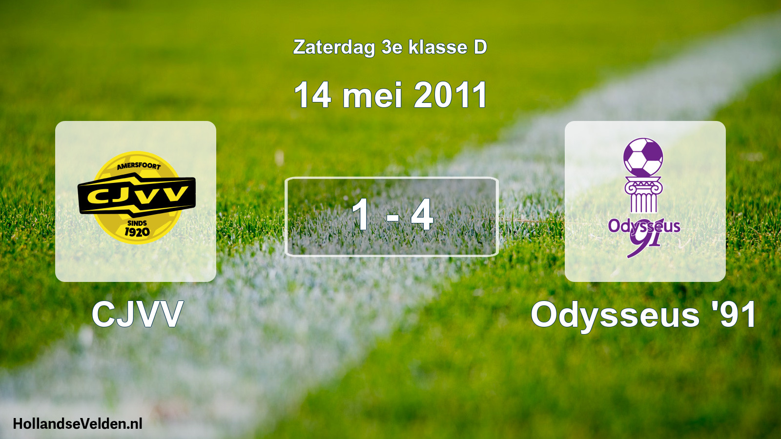 Total number of matches played: CJVV - Odysseus '91 1 - 4 (14 May 2011)