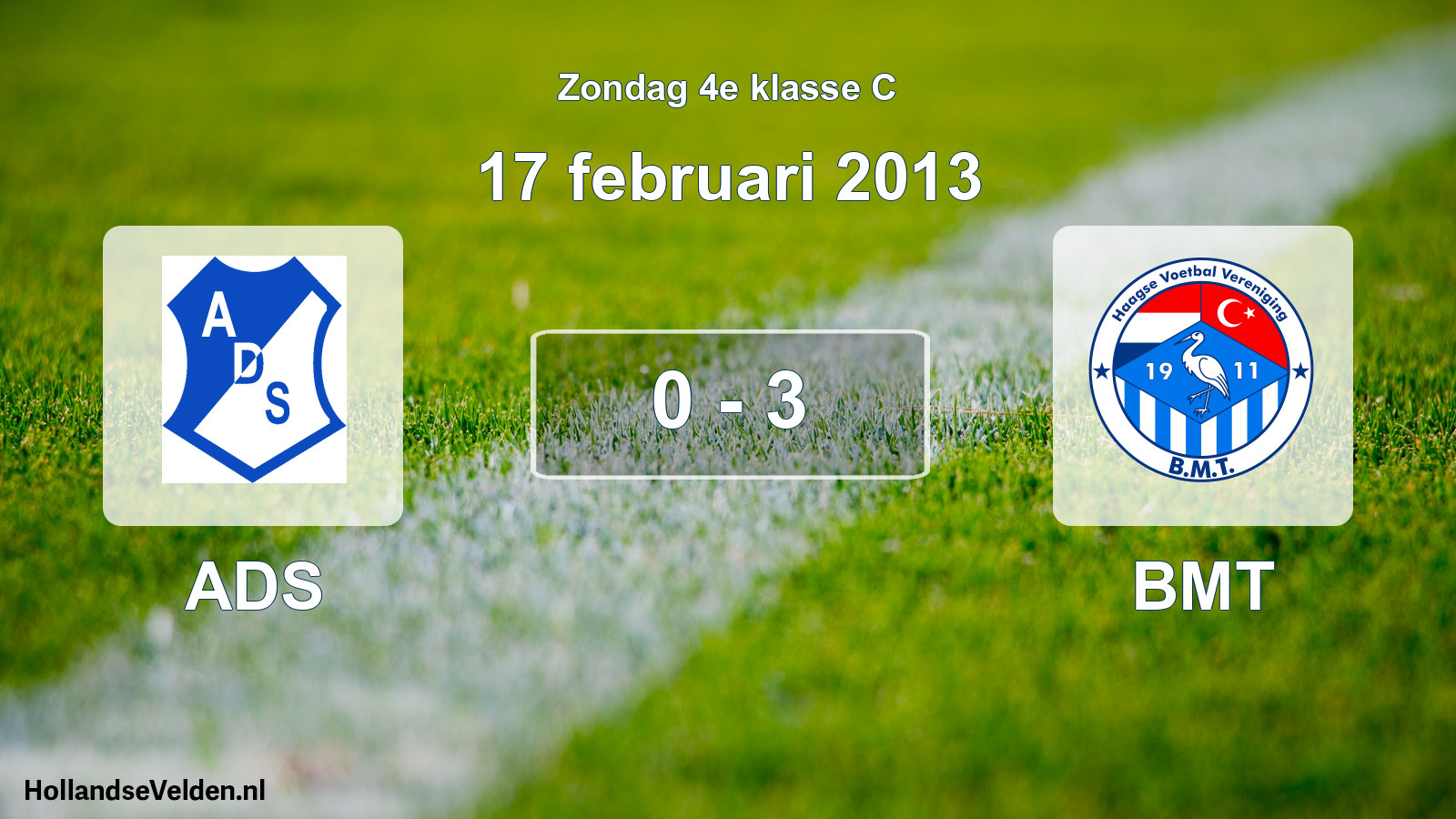 Total number of matches played: ADS - BMT 0 - 3 (17 February 2013)