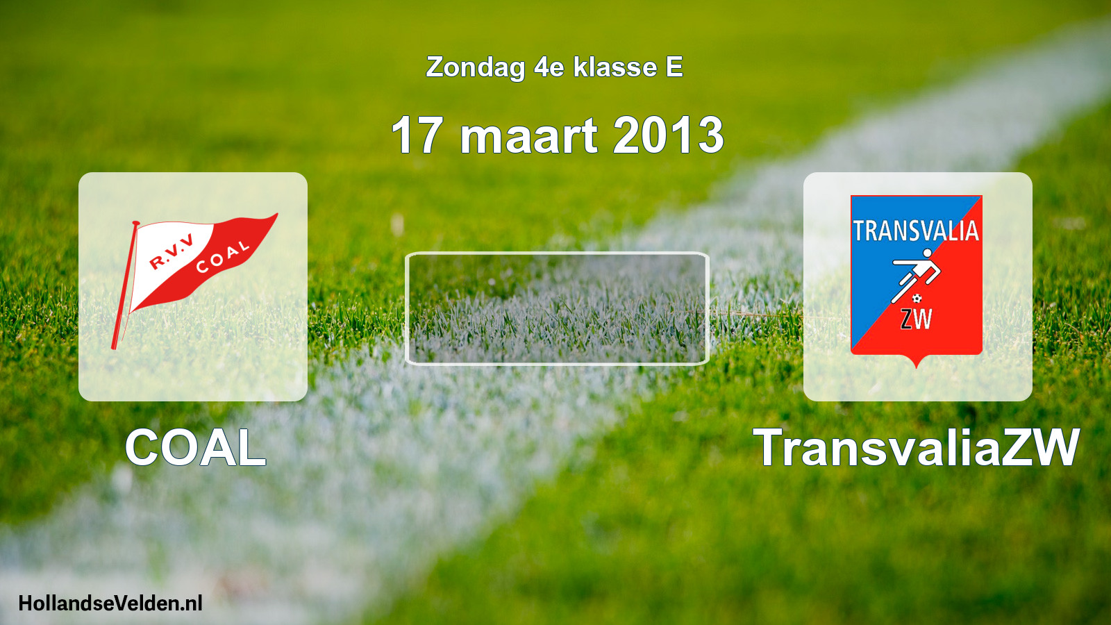 Scheduled Match: COAL - TransvaliaZW (17 March 2013)