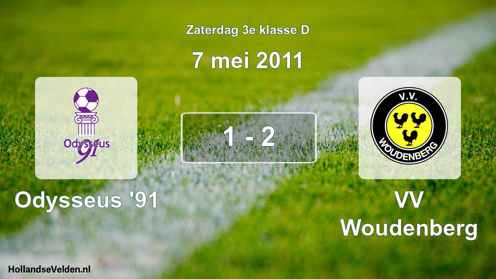 Total number of matches played: Odysseus '91 - VV Woudenberg 1 - 2 (7 May 2011)