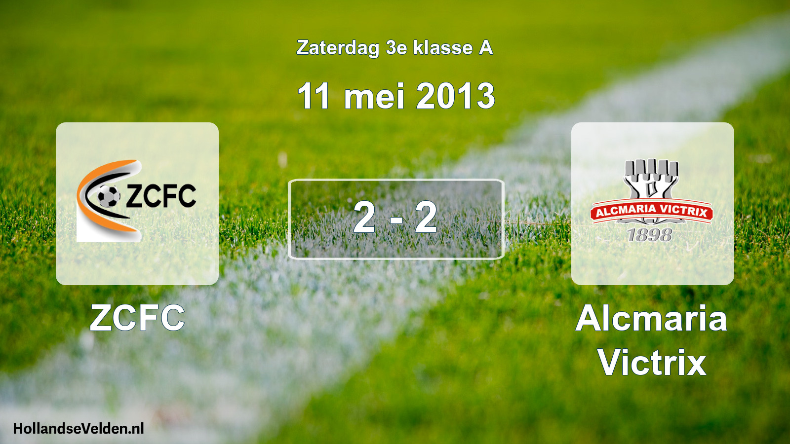 Total number of matches played: ZCFC - Alcmaria Victrix 2 - 2 (11 May 2013)
