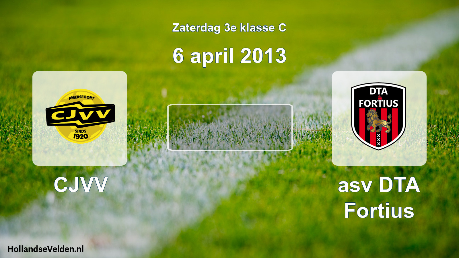 Scheduled Match: CJVV - asv DTA Fortius (6 April 2013)
