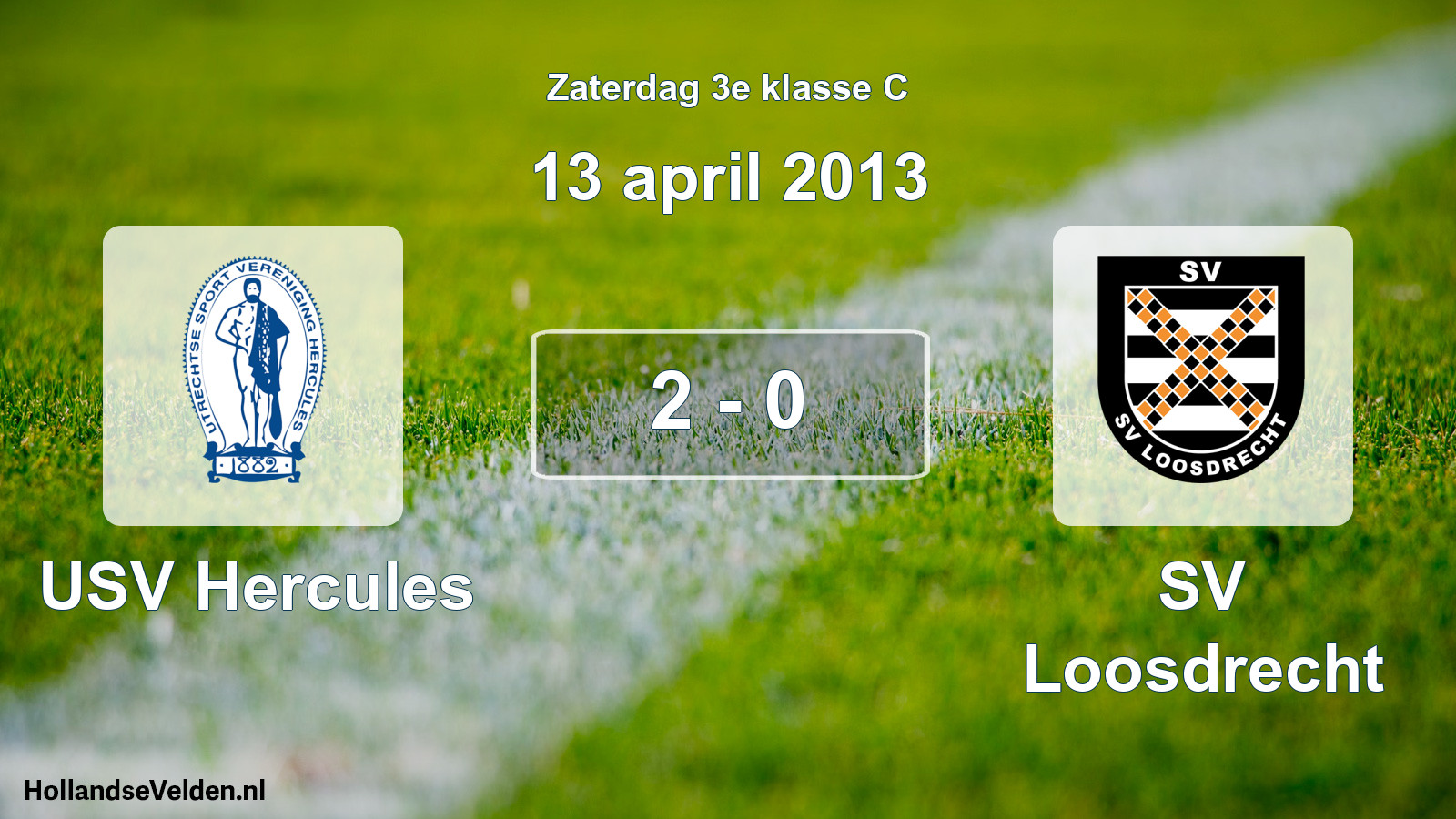 Total number of matches played: USV Hercules - SV Loosdrecht 2 - 0 (13 April 2013)
